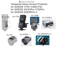 Tempered Glass Screen Protector for Godox V100 /V480 /V1 Mid / iT32/X3 /X3Pro /iT30Pro/AD200Pro II