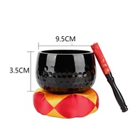 Instrument Singing Bowl Nepal Bahan Tembaga Lonceng Tibet Buddha Dengan Stik Untuk Meditasi Yoga