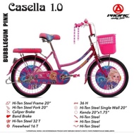 Sepeda Anak Cewek Ukuran 20 Pacific Casella Pink Ungu Sepeda Anak