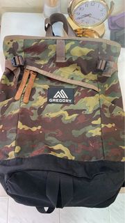 平放 Gregory 18L MULTI DAY 日系後背包 花園油彩