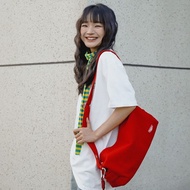 流浪系列旅行側背包 枕頭包單肩包 運動健身大容量斜挎包 芭樂紅