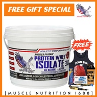 America Pharma Whey Isolate Protein 3.0 10lbs/4.5kg (Free Gift) - Susu Gym,Bina Badan,Recovery,Build