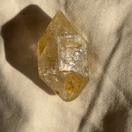 黃泥骸骨 黃泥 十八面體 骨干 閃靈鑽 水晶 天然礦物晶 礦石標本
