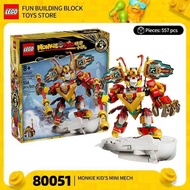 Mini Mech Series 80051 Wukong Little Hero Men and Women's Building Blocks Children's Toy Gifts