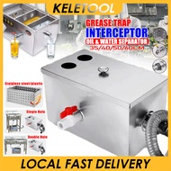 Commercial grease trap family restaurant sink stainless steel interceptor entrance restaurant kitche