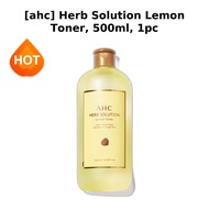 [ahc] Herb Solution Lemon Toner, 500ml, 1pc / Korean Toner / Clarifying Formula / 100% Authentic by 