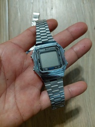 Casio 卡西歐 石英 雙時區 男士腕錶 2519-A179W 銀色