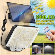 344 LED Solar Lamp Outdoor IP65 Waterproof Spotlights Lamp Motion Sensor Street Light Garden Decor f