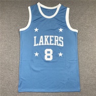 Basketball jersey embroidered Lakers8No. 4 Star Blue Kobe BLUE LAKERS KOBEBRANT JERSEY