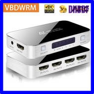 DHBDF HDMI 2,0 Switcher mit Toalink Audio 4k 5x14x1 Switch Video HDMI Extractor Arc Splitter Audio C