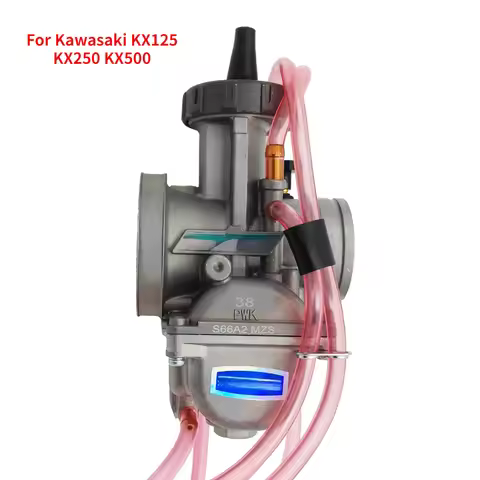 PWK38 Carburetor For Kawasaki KX125 KX250 KX500 Moto Carb Keihin 38mm Air Striker PWK Carburador KX 