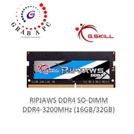G.SKILL RIPJAWS DDR4 SO-DIMM DDR4-3200MHz  (16GB/32GB) (LAPTOP RAM)