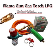 Flame Gun Gas Torch LPG Kepala Las Gas Torch LPG Flame Gun Bakar Sate Seafood Daging BBQ Blow Torch 