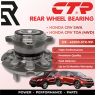 Honda Crv SWA 2.0 2.4, TOA 2.0 2.4 4WD 07-18Y [42200-STK-951] CTR Korea / NTN Japan Rear Wheel Beari