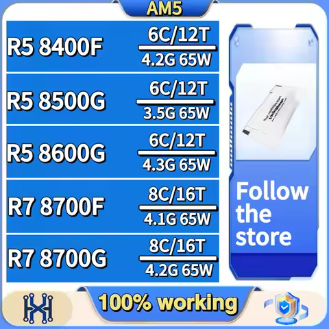 Ryzen 5 R5 8400F R5 8500G R5 8600G Ryzen 7 R7 8700F R7 8700G for AM5