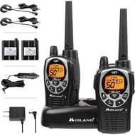 Midland GXT1000VP4 - 50 Channel GMRS Two-Way Radio - Long Range 36 Mile Walkie Talkie with 142 Priva