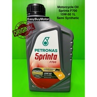 Petronas F700 4T 15w50 SN SEMI guaranteed original🔥 OFFICIAL OIL
