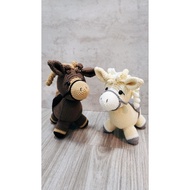 Horse 2.0 amigurumi handmade knitted doll/ Horse zodiac doll/