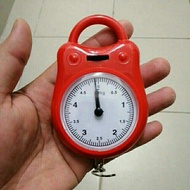 Penimbang kecil / timbang Dacing gantung / 5Kg Mini Pointer Hook Hanging Scale Portable / numerical 