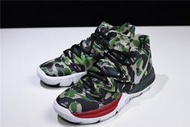 桃子代購～潮品Nike Kyrie 5 EP 綠迷彩 休閒 運動 籃球鞋 AO2919-200