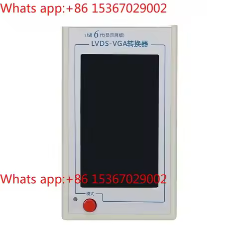 For TV160 6TH Generation LVDS-VGA Converter LCD TV Motherboard Tester 4.3" Screen Supports SD HD Scr