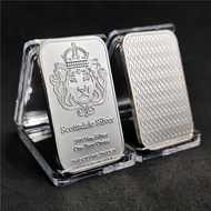 new Scottsdale Silver 999 Fine Silver One Troy Ounce 1 Bars Bullion In God We Trust Coin Iron Crafts
