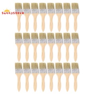 24 Pack of 1.5 Inch (35mm) Paint Brushes and Chip Paint Brushes for Paint Stains Varnishes Glues and