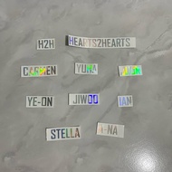 Hologram Hearts2hearts H2H Carmen Jiwoo Yuha Ye-on A-na Ian Stella Juun Stickers