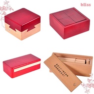 BLISS Wooden Brain Teaser Puzzle, Brain Teaser Luban Lock IQ Puzzle Mind Brain Teaser, Unlock Interl