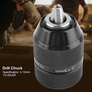 13mm Metal Drill Chuck 1/2 Mount Self Locking Keyless Drill Chuck Electric Drill Chuck Metal Drill C
