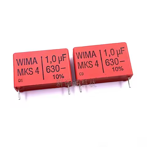 2pcs/20pcs Germany WIMA Film Capacitor 630V 105 1UF 630V 1.0UF 105K 10% MKS4 Pitch 27.5mm audio feve