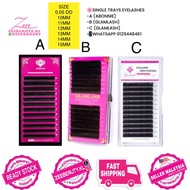 EYELASH LASHES TRAYS 0.05 DD ABONIE / GLAMLASH (READY STOCK)