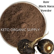 Raw Black Maca Powder 黑玛卡生粉 Serbuk Maca Hitam Mentah | Black Maca Roots - Men energy boosted