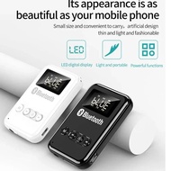 LED Bluetooth 5.0 อะแดปเตอร์เครื่องส่งสัญญาณเสียงไร้สายสําหรับเพลงรถหูฟังลําโพง 300mA แบตเตอรี่รองรั