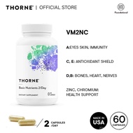 ThorneBasicNutrients2/Day–60Capsules,USA-Made–BalancedFormulawithEssentialVitamins&Mineralsfor,Nerve