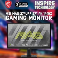 MSI MAG 274UPF 27" 4K 144Hz Gaming Monitor