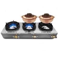 3 Burner High Pressure Gas Stove / High Pressure Burner Mini Stove / Clay Pot Stove / Periuk Tanah D