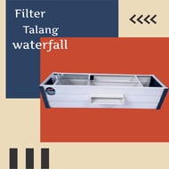 Custom TOP FILTER Gutter/BOX FILTER AQUARIUM TOP Price FILTER Gutter AQUARIUM Coloam WATERFALL 50cm Without TOP Lid