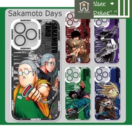 HJlovelyColor Casing Anime Sakamoto Days Phone Casing For Iphone 16 15 14 13 11 11 Pro Max 7 8