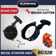 Recoil Starter Cover Assembly Brush Cutter Mesin Rumput BG328