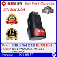 K-116660 (L1220C) KEN BATTERY ONLY - 12V 2.0Ah FOR BL7312D-2 / BL6212CB / BL6412D