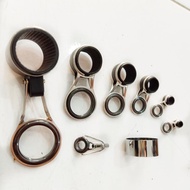 Kolong Jalan Kolongan Lipat Satu Set. Ring Guide Untuk Joran Surf 7pcs Bonus Ring Stainless Steel