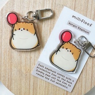[🇸🇬SG INSTOCK] Acrylic Cat Keychain | Cat Keyring | Acrylic Keychain | Cat Lover | Cat Illustration 