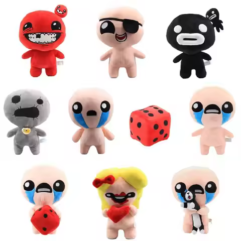 HotStyle 10-30cm The Binding of Isaac Plush Toys Afterbirth Rebirth Game Cartoon ISAAC Soft Stuffed