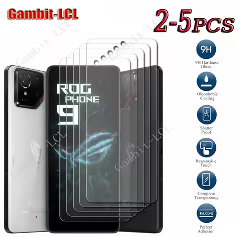 2-5PCS 9H HD Tempered Glass For ASUS ROG Phone 9 Pro ROGPhone9Pro Phone9Pro Phone9 9Pro ROG9 FE Scre