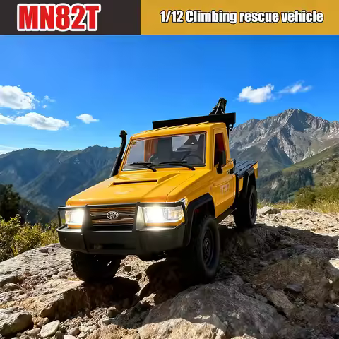 Mn82T MN82 1:12 Rc Car With LED Lights Full-scale Simulation LC79 Professional 4WD Remote Control Pi
