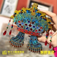 Ming Thirteen Ling Museum Queen Xiaojing Twelve Dragons Jiufeng Wooden Magnetic Refrigerator Sticker