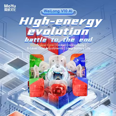 [Picube] MoYu Weilong WRM V10 AI Smart Cube Bluetooth Magic Speed Ball Core Magic Cloth Version UV S