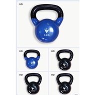 Premium rubber-coated 6kg kettlebell