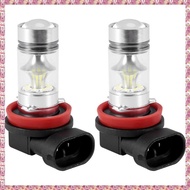 2X H8 H11 H16 6000K White 100W High Power LED Fog Light Driving Bulb DRL